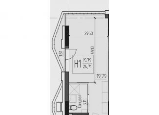 Продам 1-ком. квартиру, 25 м2, Одинцово, улица Чистяковой, 8с2