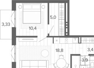 Продается 2-комнатная квартира, 42.5 м2, Алтайский край, Змеиногорский тракт, 35Бк2