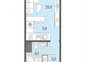 Продаю квартиру студию, 22.7 м2, Екатеринбург, улица Архитектора Белянкина