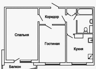 Продаю двухкомнатную квартиру, 56 м2, Краснодарский край, улица Свободы, 38/2