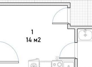 Квартира на продажу студия, 14 м2, Москва, Скаковая улица, 15к2, район Беговой