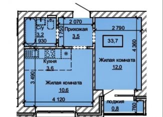 Продается двухкомнатная квартира, 33.7 м2, Алтайский край