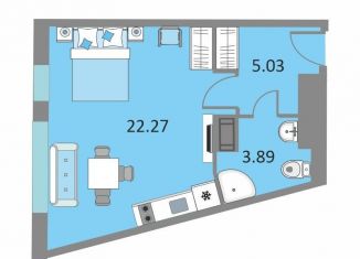 Продам квартиру студию, 31 м2, Санкт-Петербург, Невский район, Варфоломеевская улица, 6