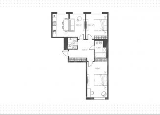 Продается трехкомнатная квартира, 69.1 м2, Москва, метро Мнёвники, улица Народного Ополчения, 11