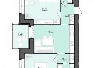 Продам 2-комнатную квартиру, 62.5 м2, Ярославль, улица Лескова, 19