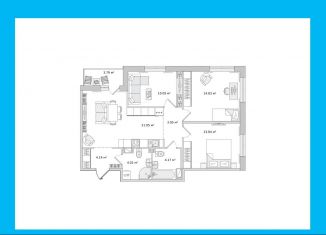 Продается 3-ком. квартира, 76.6 м2, Санкт-Петербург, метро Выборгская