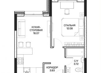 Продажа 1-ком. квартиры, 35.8 м2, Москва, метро Бибирево, улица Корнейчука, 27