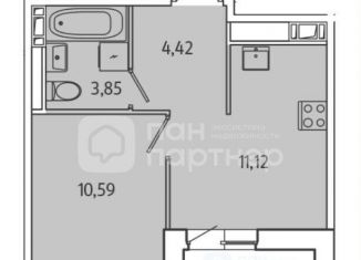 Продается 1-комнатная квартира, 31.6 м2, городской посёлок Янино-1, ЖК Янила Драйв, Оранжевая улица, 8