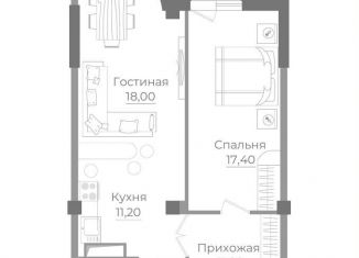 Продажа 2-ком. квартиры, 71 м2, Ростовская область, проспект Михаила Нагибина, 38