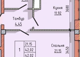 Продаю 1-ком. квартиру, 42 м2, Нальчик, улица Чернышевского, 197