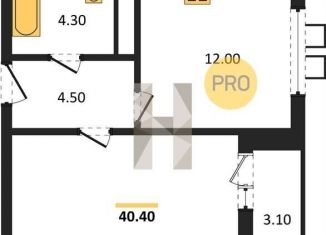 Продам 2-комнатную квартиру, 61.9 м2, Воронеж, бульвар Содружества, 1, Железнодорожный район