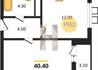 Продается 1-комнатная квартира, 40.4 м2, Воронеж, Московский проспект, 66, Коминтерновский район