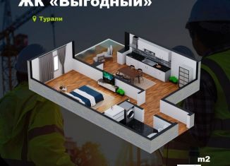 Продаю 1-ком. квартиру, 50 м2, Дагестан, Благородная улица, 13