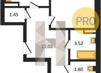 Продается 2-ком. квартира, 68.4 м2, Воронежская область, улица Славы, 7