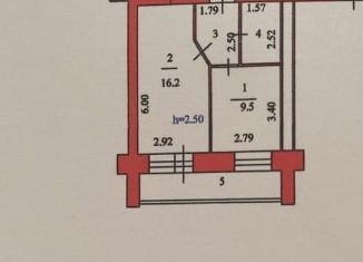 Сдаю 1-ком. квартиру, 40 м2, Пенза, улица Кижеватова, 19Б, Первомайский район