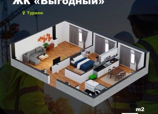 2-комнатная квартира на продажу, 67 м2, Дагестан, Маковая улица