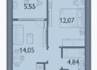 Продажа однокомнатной квартиры, 40.8 м2, посёлок Мичуринский