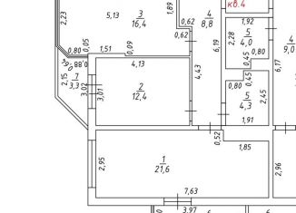 Продажа 2-комнатной квартиры, 72 м2, Анапа, Анапское шоссе, 32к6, ЖК Чёрное море