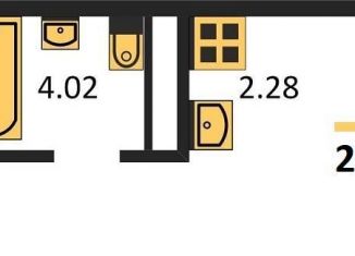 Продается квартира студия, 25.6 м2, Новосибирск, улица Авиастроителей, 3/1, метро Берёзовая роща