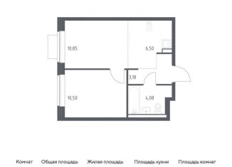 Продажа 1-комнатной квартиры, 35.1 м2, Ленинский городской округ, жилой комплекс Новое Видное, 14.2