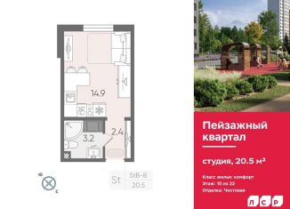 Продам квартиру студию, 20.5 м2, Санкт-Петербург, метро Академическая