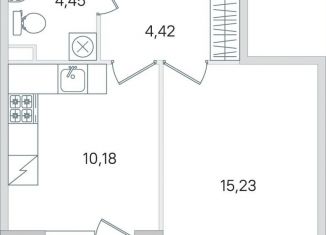 Продажа 1-комнатной квартиры, 36 м2, Санкт-Петербург