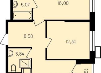 2-ком. квартира на продажу, 66.1 м2, Обнинск, улица Славского, 10