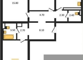 Продам трехкомнатную квартиру, 87.9 м2, Воронеж, улица Шишкова, 140Б/16