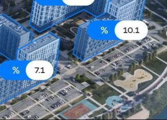 1-комнатная квартира на продажу, 36.4 м2, село Ям, жилой комплекс Прибрежный Парк, 7.1