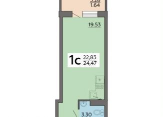 Продаю 1-комнатную квартиру, 24.5 м2, Воронеж, Советский район, Острогожская улица, 164