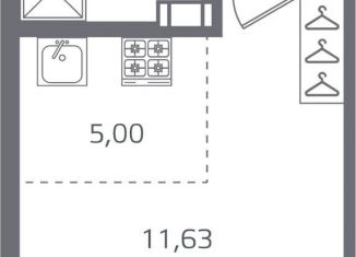 Продаю квартиру студию, 25.3 м2, Санкт-Петербург, муниципальный округ Финляндский