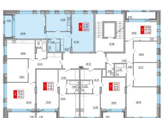 Продается двухкомнатная квартира, 84.9 м2, Тверь, Заволжский район, Петербургское шоссе, 3к1