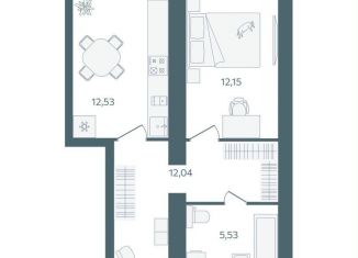 Продажа однокомнатной квартиры, 42.3 м2, Ярославль, Дзержинский район