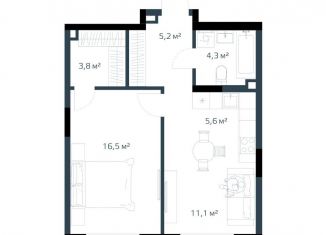 Продается 1-комнатная квартира, 46.5 м2, Владивосток, жилой комплекс Дом на Востоке, 5к2ск1