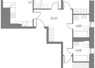 Продам 2-ком. квартиру, 85.8 м2, Москва, метро Стахановская, Рязанский проспект, 2с27