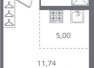 Продаю квартиру студию, 25.5 м2, Санкт-Петербург, муниципальный округ Финляндский