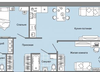 Продажа 3-ком. квартиры, 76 м2, село Первомайский, улица Строителя Николая Шишкина, 11/2, ЖК Знак