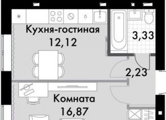 Сдам 1-ком. квартиру, 35 м2, Московская область, улица Парк Апрель, 44