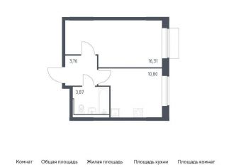 Продается однокомнатная квартира, 34.7 м2, Москва, жилой комплекс Молжаниново, к5