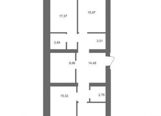 3-ком. квартира на продажу, 97.3 м2, Волгоград, Смольная улица, 27А