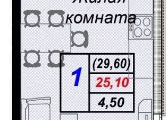 Продам квартиру студию, 29.6 м2, посёлок городского типа Дагомыс