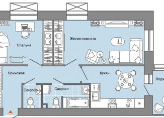 Продажа 2-комнатной квартиры, 59 м2, Удмуртия, улица Строителя Николая Шишкина, 11/4