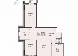 Продаю 3-комнатную квартиру, 130 м2, Ярославль, Кировский район, Которосльная набережная, 57