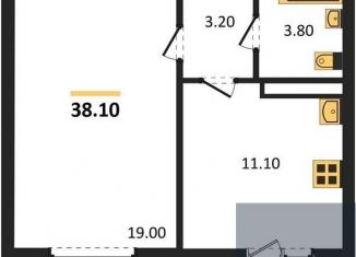 Продажа 1-комнатной квартиры, 38.1 м2, посёлок Отрадное, Осиновая улица, 13