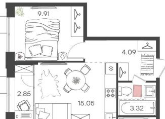 Продажа 1-комнатной квартиры, 35.2 м2, Нижний Новгород