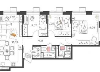 Продается 3-комнатная квартира, 71.3 м2, Нижегородская область