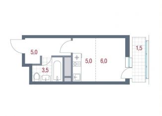 Продается квартира студия, 21 м2, Московская область