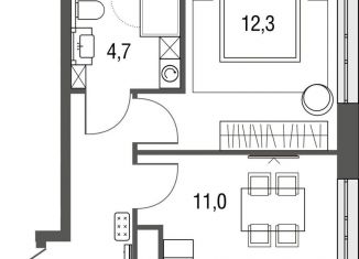 Продаю 1-ком. квартиру, 34.7 м2, Москва, ВАО, Тагильская улица, 4А