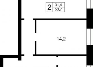 Продажа 2-ком. квартиры, 53.7 м2, Москва, Малая Пироговская улица, 25, район Хамовники