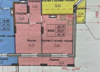 Продам 2-комнатную квартиру, 43.2 м2, Ярославская область, Брагинская улица, 18к2